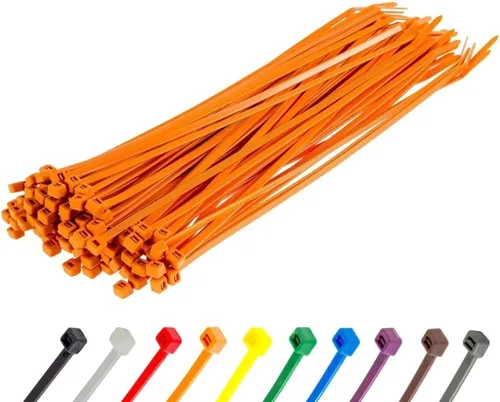 Miniatura 108 de GTSE - Paquete de 100 bridas con cremallera de 20.3 cm, color plateado/gris, 8.06 kg de resistencia, bridas de nailon grises resistentes a los rayos