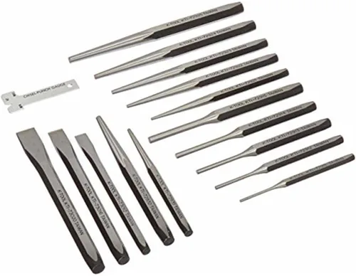 Miniatura 3 de K Tool International JUEGO DE PUNCHES Y CHISEL 15 PC. EN BANDEJA DE PLÁSTICO
