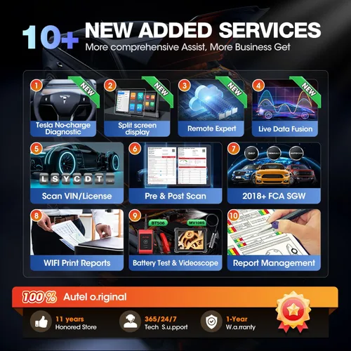 Miniatura 9 de Autel MaxiSYS Ultra EV Scanner: 2026 Top EV Ver. of Ultra S2 MSUltra MS909 S2 Intelligen Scan Diagnostic, High-Voltage System Battery Pack Analyze