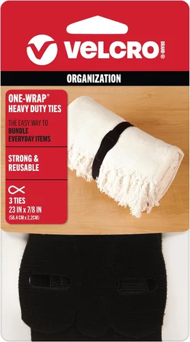 Velcro Brand, One-Wrap, correas para cables, alambres y cordones, Negro