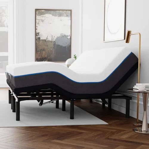 Miniatura 18 de Blissful Nights Twin XL e3 Base de Marco de Cama Ajustable con Inclinación de Cabeza y Pie, Control Remoto Inalámbrico, Fácil Montaje, Garantía
