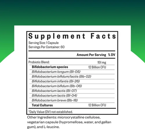 Miniatura 4 de ProBiota Bifidobacterium & Optimal Electrolyte: Bifido Probiotic for Digestive Health + Electrolitos para Digestión y Energía, Berry