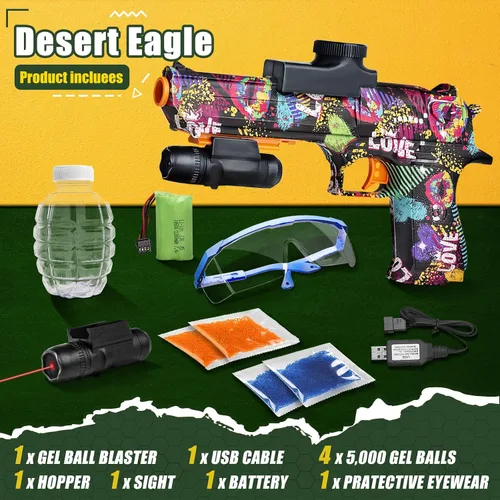Miniatura 2 de Anstoy Gel Ball Blaster - Lanzador de bolas de gel ecológico, divertido juguete para el aire libre, para niños y niñas a partir de 12 años