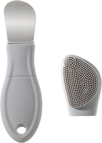 Miniatura 9 de Herramienta para Eliminar Puntos Negros, Espátula Facial de Silicona, Rascador Nasal 2 en 1 para Limpieza Profunda, Espátula Facial para Eliminar
