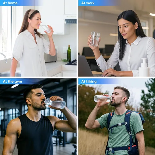 Miniatura 6 de Tabletas de hidrógeno molecular, tabletas H2 de 8 ppm para agua, tabletas de agua de hidrógeno para mejorar la hidratación y energía, píldoras