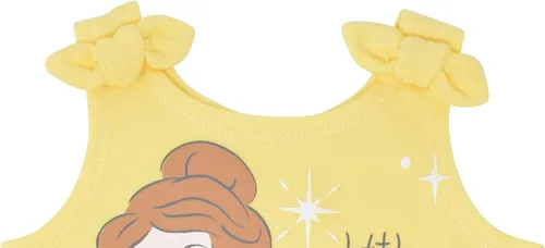 Miniatura 4 de Disney Princesa Rapunzel Ariel Belle Jasmine Aurora - Mameluco y diadema para niñas recién nacidas hasta niños pequeños