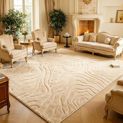 Miniatura 50 de UKELER Tapete antideslizante para puerta, alfombras de acento modernas para entrada, estilo romántico campestre americano, alfombras de algodón