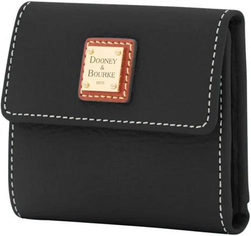 Miniatura 2 de Dooney & Bourke Billetera, billetera pequeña con solapa de grano de guijarros para tarjetas de crédito