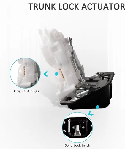 Miniatura 3 de Actuador de Cerradura de Compuerta Trasera del Maletero Compatible con Nissan Pathfinder 2009-2012 Quest 2011-2017 Reemplaza 90502-CY00A