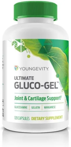 Miniatura 7 de Youngevity Ultimate Gluco-Gel - para huesos, tendones, huesos y cartílagos Contiene glucosamina, gelatina y manganeso 2 botellas