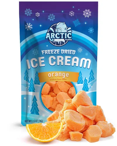 Miniatura 73 de Arctic Farms Trozos de Helado Liofilizado a Granel - No se Derrite (Mantequilla de Maní) (1 libra)