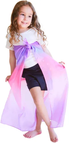 Miniatura 9 de Sarah's Silks Telas Encantadas de Seda, Bufandas 100% de Seda para Niños y Pequeñitos, Juguetes Sensoriales Bufandas Cuadradas Brillantes