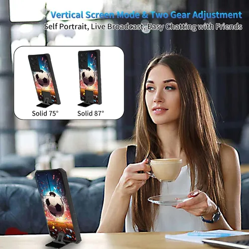 Miniatura 405 de Funda para Samsung Galaxy S22 Ultra 5G, Galaxy S22 Ultra con cubierta de cámara deslizante, funda resistente de doble capa con función atril Black