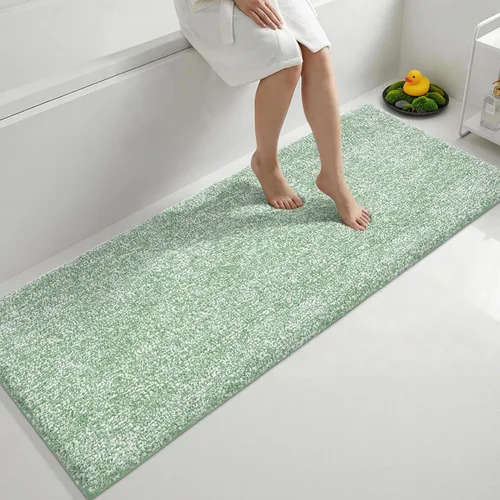 Miniatura 59 de Yimobra Alfombra de baño acolchada antifatiga, antideslizante, lavable, de microfibra suave y densa para lavabo, ducha, pies cansados, cómodo