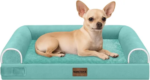 Miniatura 37 de Cama ortopédica lavable para perros medianos y grandes: cama con cojines de apoyo para perros medianos y grandes, cama impermeable de espuma tipo