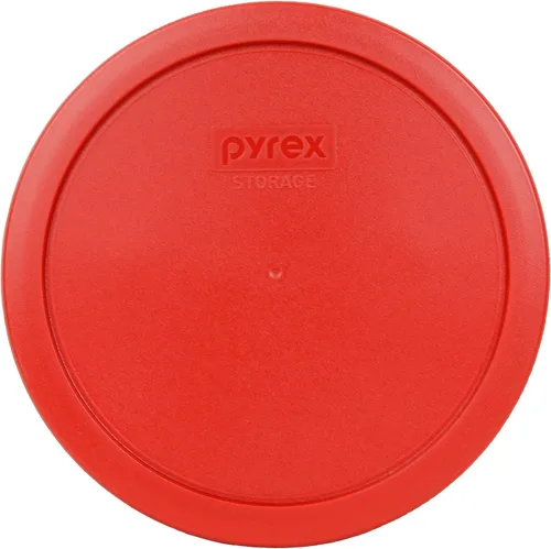 Pyrex 7402-PC - Tapa de repuesto para almacenamiento de alimentos rojo amapola (esta tapa se adapta al tazón de mezcla Pyrex 7402 de 6 tazas y 7203