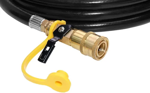 Miniatura 3 de DOZYANT Manguera de conexión rápida de propano RV de 12 pies, manguera de propano de conexión rápida para RV, extensión de manguera de propano