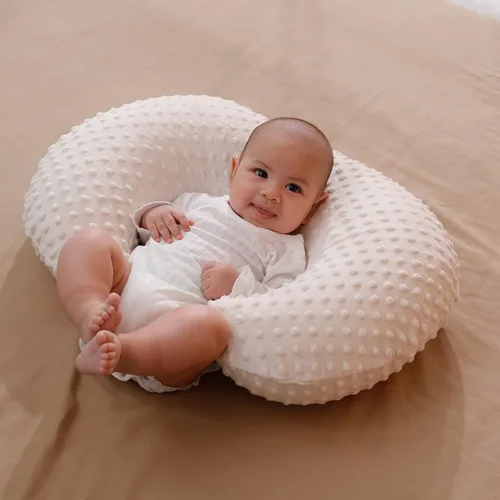 Miniatura 7 de Funda de almohada Aullar para almohada de lactancia y posicionador para lactancia materna and Bottle Feeding, Propping Baby, Tummy Time, Baby Beige