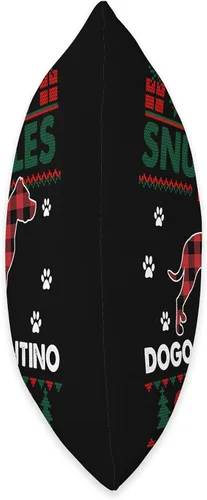 Miniatura 2 de Dogo Argentino Dog Owners Matching Family Pajama Dogo Argentino Lovers Gifts - Cojín feo de Navidad, 16 x 16 pulgadas, multicolor