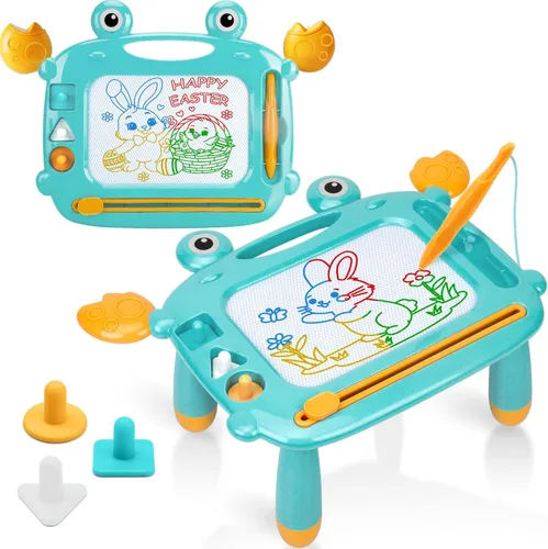 Juguetes para niños pequeños, tablero de dibujo magnético, sin BPA, sin ftalatos, sin PVC, juguetes de bocetos para niños de 3, 4 y 5 años, regalo