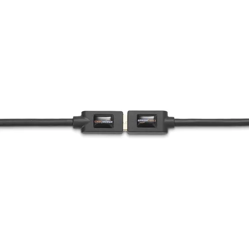 Miniatura 5 de Amazon Basics Paquete de 2 cables de extensión USB-A 3.0, 4.8 Gbps de alta velocidad, conectores chapados en oro macho a hembra, 6 pies, color negro