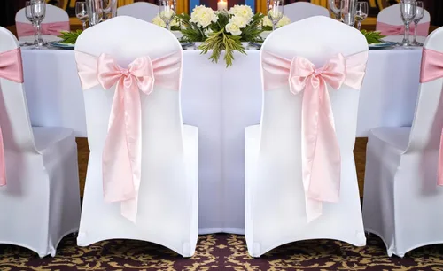 Miniatura 57 de mds - Lote de 10 lazos de satén para sillas de boda y eventos, para decoración de fiestas, 30 colores, Satin, 10 Verde oliva
