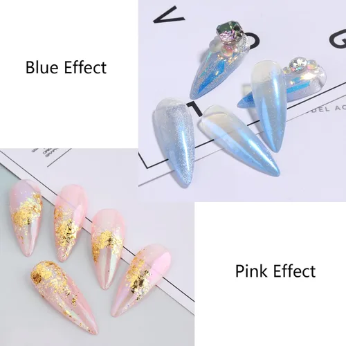 Miniatura 7 de 7Jars - Polvo de uñas cromado, efecto aurora, pigmento neón, perla, brillantina, iridiscente, kit de manicura, arte de uñas, arte de uñas