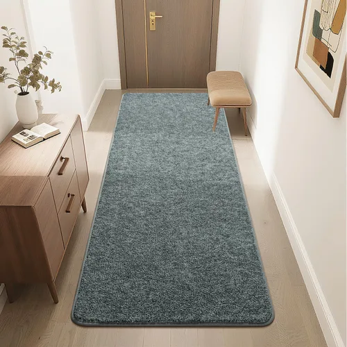 Miniatura 14 de Alfombra suave de pasillo de 2 x 6 pies para pasillos, alfombras pequeñas de cabecera de espuma viscoelástica gruesa para dormitorio, sala de estar