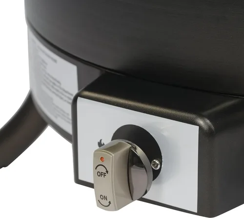 Miniatura 9 de Amazon Basics Fogata de propano portátil, redonda de 19 pulgadas, gas para patio, 55,000 BTU, correa de transporte