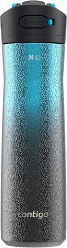Miniatura 14 de Contigo Ashland 2.0 - Botella de agua a prueba de fugas con bloqueo de tapa y popote inclinado, apta para lavavajillas, tapa intercambiable, 24 Azul