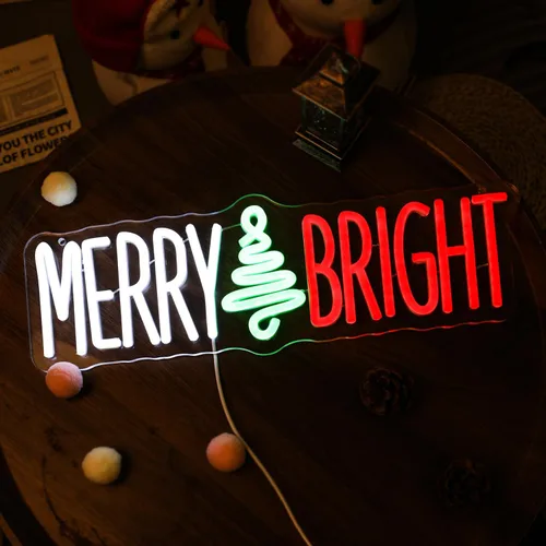 Miniatura 11 de Letrero de neón de Navidad de Salchicha Dachshund Sombrero de Santa LED Regalo de Navidad para niños, amantes de mascotas, lámpara de astas