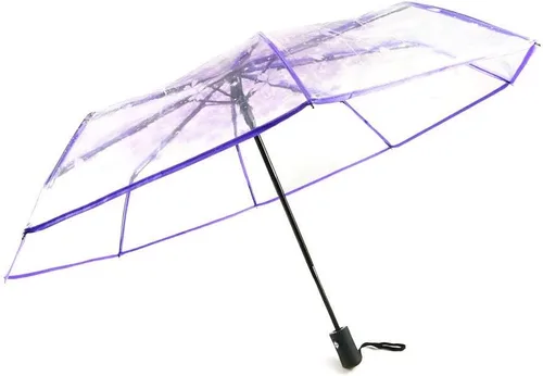 Miniatura 5 de WerFamily Cherry Blossom - Sombrilla de viaje plegable transparente