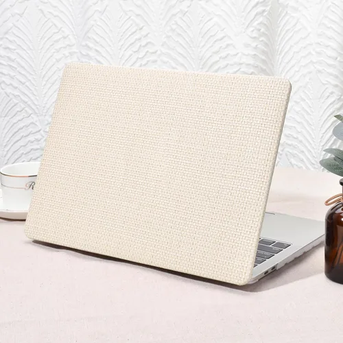 Miniatura 15 de Seorsok Funda compatible con MacBook Air de 13 pulgadas 2022-2018 versión A1932 A2179 M1 A2337 Touch ID, elegante funda rígida de plástico de cuero