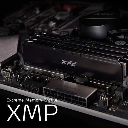 Miniatura 4 de XPG GAMMIX D20 DDR4 3200MHz 16GB (2x8GB) PC4-25600 SDRAM 288-Pins UDIMM Kit de memoria de escritorio negro (AX4U32008G16A-DCBK20)