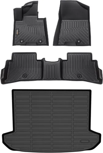 Miniatura 41 de Alfombrillas y forro de carga para Jeep Grand Cherokee L 2021-2025 (solo para 6 plazas sin consola central), alfombrillas de automóvil TPE para todo