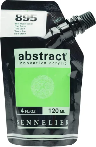 Miniatura 28 de SENNELIER Pintura acrílica abstracta innovadora para cuerpo pesado, bolsa de 16.9 fl oz, blanco titanio