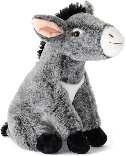 The Petting Zoo Peluche de burro, regalos para niños, animales de granja Wild Onez, juguete de peluche de burro de 12 pulgadas