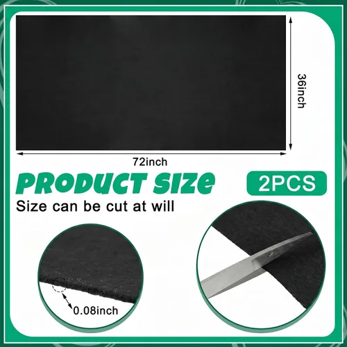 Miniatura 3 de Mixweer 2-Piece Poker Table Top Mat Set – Premium Felt Poker Table Cover (36" x 72") & Casino-Grade Mat, Reversible Foldable Surface for Texas Hold
