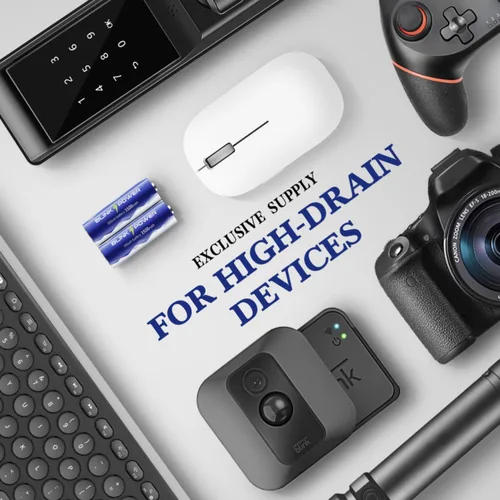 Miniatura 2 de Blinkspower™ Baterías de litio AA Paquete de 4, 3500mAh NÚM.1 de duración 1.5V Batería de litio doble A 【No recargable】