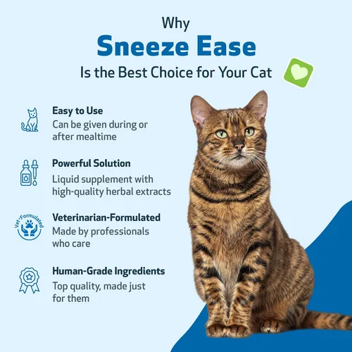 Miniatura 4 de Pet Wellbeing Estornudar para gatos - Estornudos ocasionales, alergias estacionales, molestias en la nariz y los ojos, ojos y ortigas, suplemento