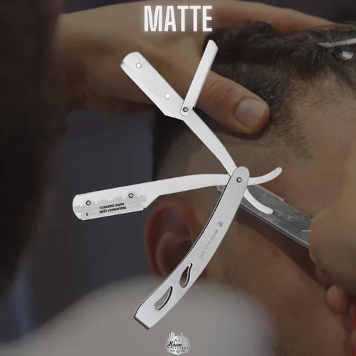 Miniatura 7 de the shave factory Kit de maquinilla de afeitar de borde recto, con individual Maquinillas de afeitar de acero inoxidable para hombres