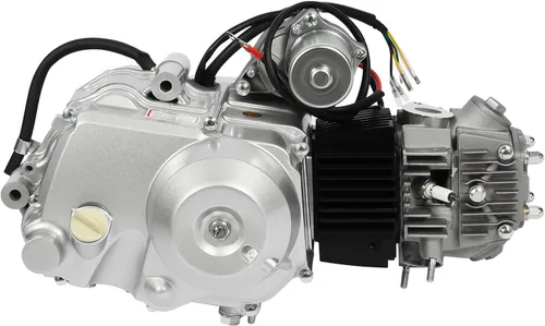 Miniatura 6 de motor de 125 cc de 4 tiempos, arranque eléctrico semiautomático con reversa, motor de 3 velocidades de cilindro único con enfriamiento por aire, kit