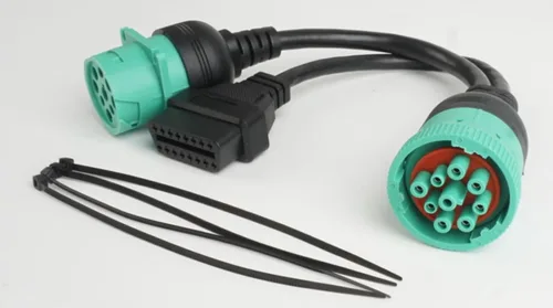 Miniatura 3 de Cable divisor J1939 macho a J1939 hembra y OBD2 (1 pieza)