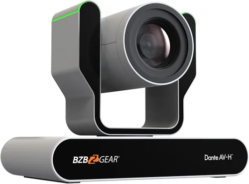 Miniatura 2 de 20X 1080P FHD Seguimiento automático HDMI/3G-SDI/USB 2.0/USB 3.0 Dante AV-H Transmisión en vivo PTZ Cámara con luces de recuento (negro)