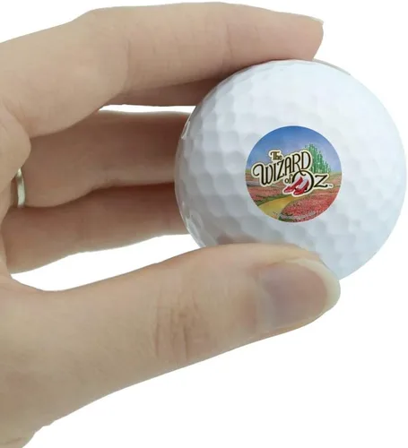 Miniatura 2 de GRAPHICS & MORE The Wizard of Oz Ruby Slippers Logo Novedoso Pelotas de Golf Paquete de 3