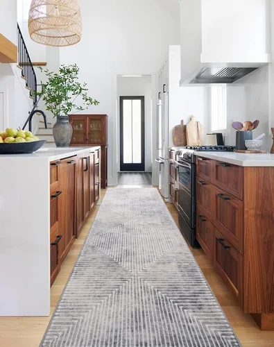 Miniatura 40 de GLN Rugs Contemporary Collection - Alfombra de felpilla lavable a máquina, contemporánea, antideslizante, de pelo corto, alfombra de felpilla