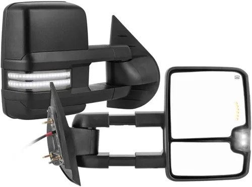 Miniatura 20 de YITAMOTOR Espejo de Remolque Compatible con 2014 2015 2016 2017 2018 Silverado 1500 2500 3500 Avalanche Tahoe Suburban, GMC Sierra Yukon, Telescopio
