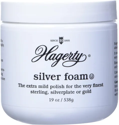 Miniatura 4 de Hagerty Espuma de Plata: Sutil Pulidor de Plata, Elimina Suavemente el Deslustre de la Esterlina, Placa de Plata y Oro, 36 Onzas