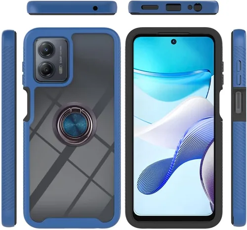 Miniatura 105 de Funda compatible con Xiaomi Poco M5s 4G, compatible con Redmi Note 10 4G / Note 10S 4G / Note 11 SE (India), funda para teléfono 3 en 1, color azul