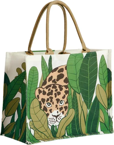 Bolsa de playa | Diseño impreso, repelente al agua, espacioso, diseño meticuloso, de gran tamaño 15.75 x 14.96 x 7.87 pulgadas (selva)